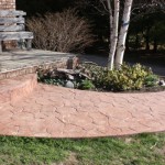 Stamped Concrete Walkway Photo