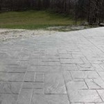 Stamped Concrete Patio Walkway