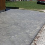 Stamped Concrete Patio Walkway